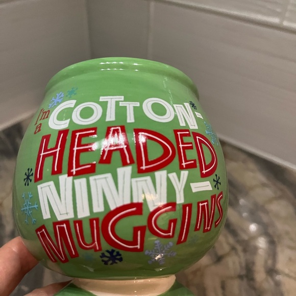 Movie Elf Buddy Badge Standing Molded Ceramic Goblet MWT - Picture 6 of 8